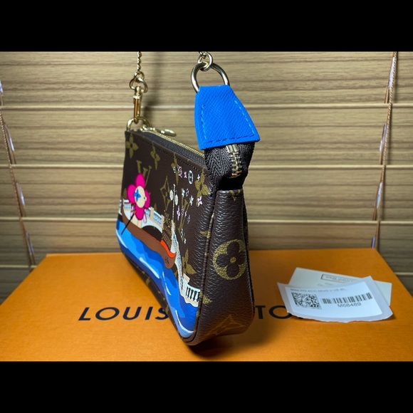Louis Vuitton Mini Pochette Accessoires Italy Christmas Animation Limited Ed - Picture 9 of 10